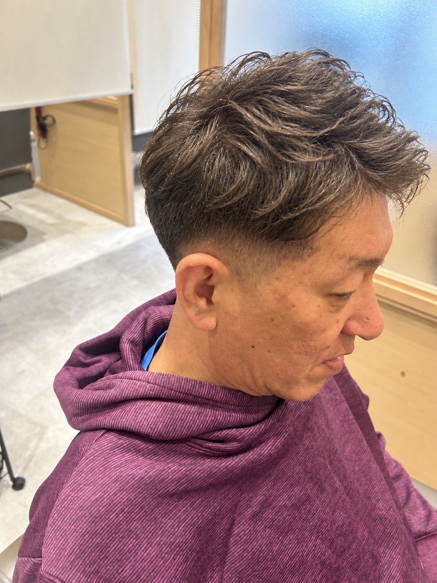 ショート メンズ 髪質改善 トリートメント カット トリートメント ヘッドスパ 久木原 ゆりのヘアスタイル