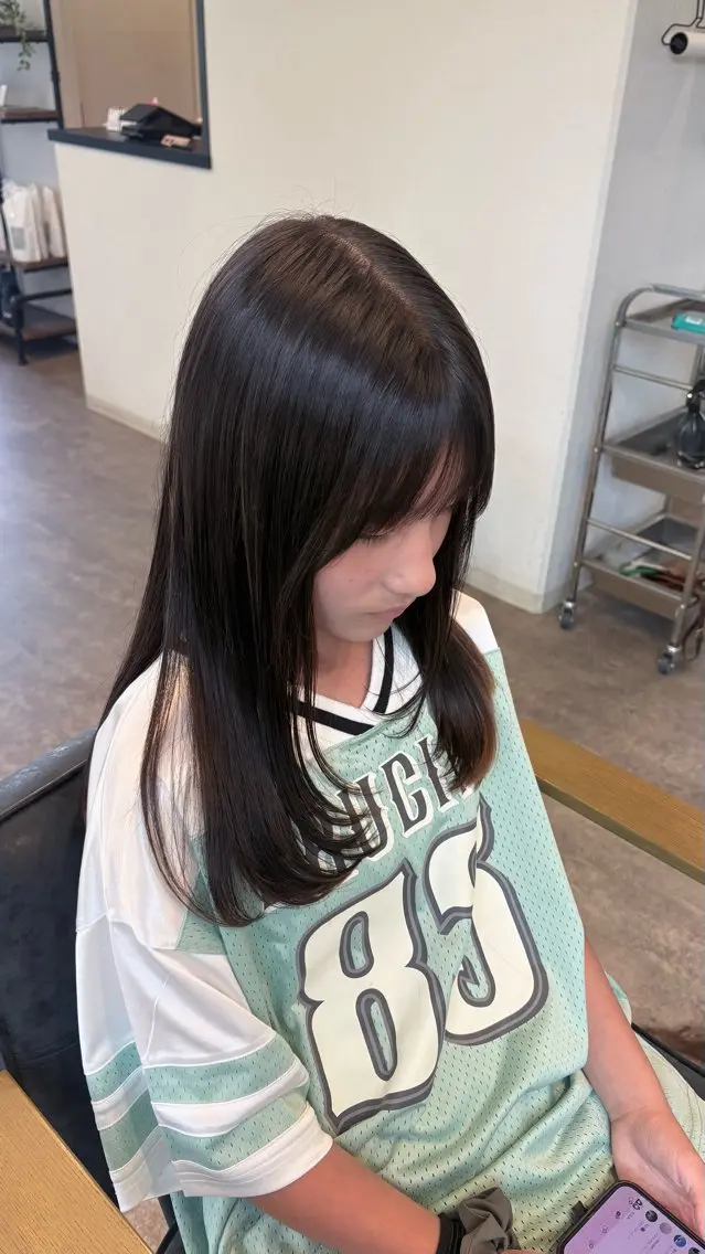ロング カット カットモデル✂️ ゆうかのヘアスタイル