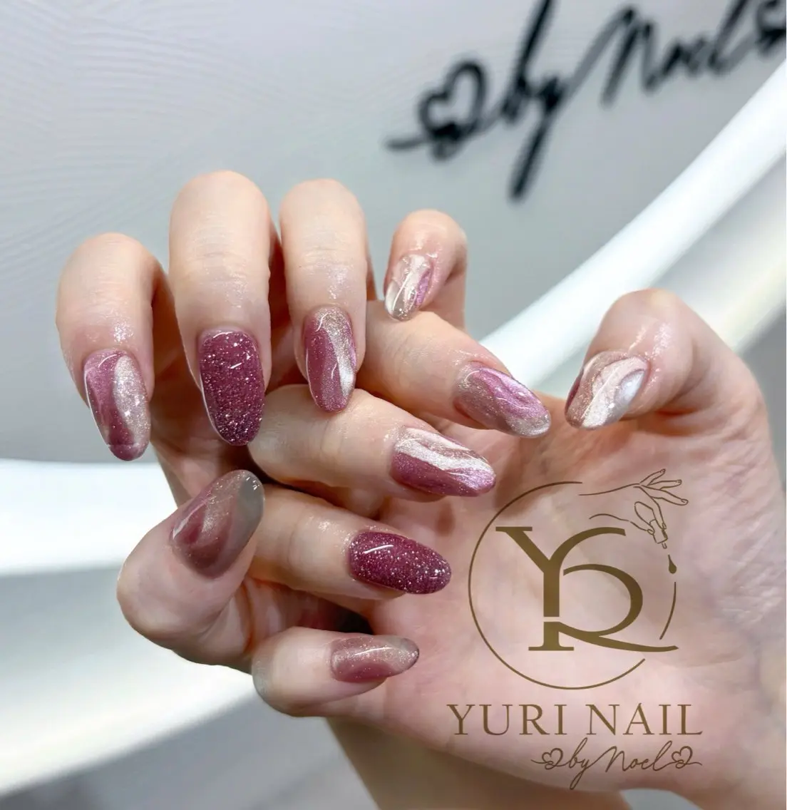 ネイル フレンチネイル ニュアンスネイル ワンカラーネイル ワンホンネイル ハンドネイル フットネイル ハンドケア YURI Nail NARITAのネイルデザイン