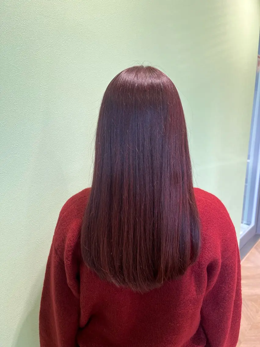 ロング カラー ヘアカラー トリートメント 横浜/デザインカラー 個性派ヘアメ/まこのヘアスタイル