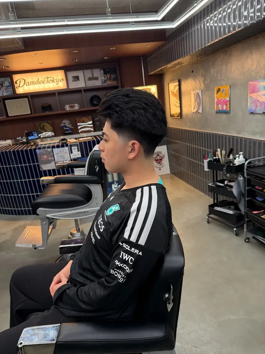 ショート メンズ フェードカット メンズ特化理容師 ふうきのヘアスタイル