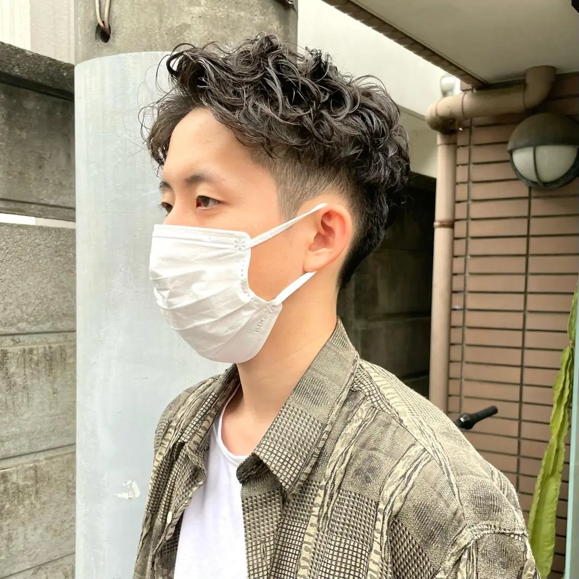 ショート パーマ メンズ カット パーマ トリートメント 🔥メンズショート 職人🔥大澤龍也のヘアスタイル