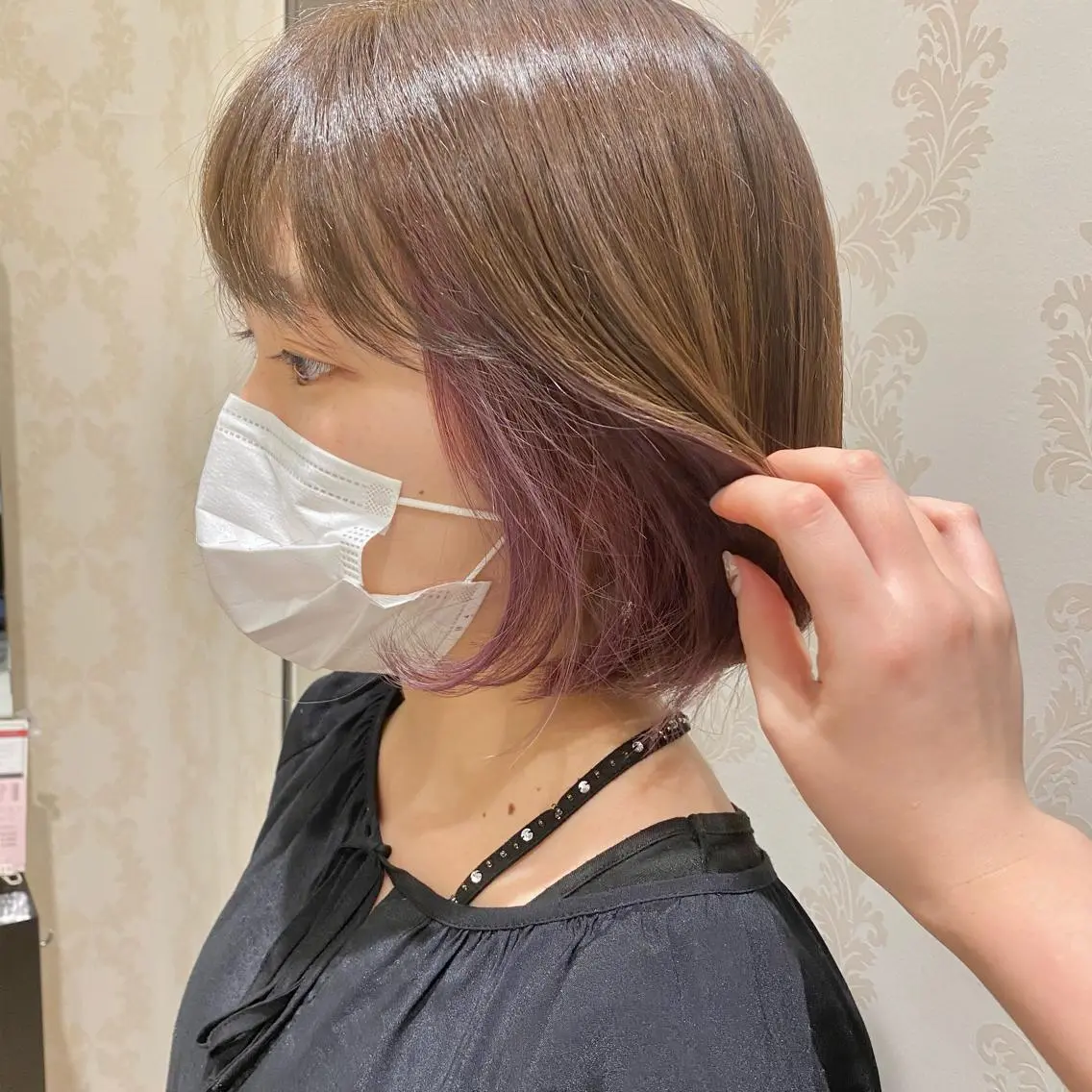 🍒ピアスカラー+トリートメント🍒の写真