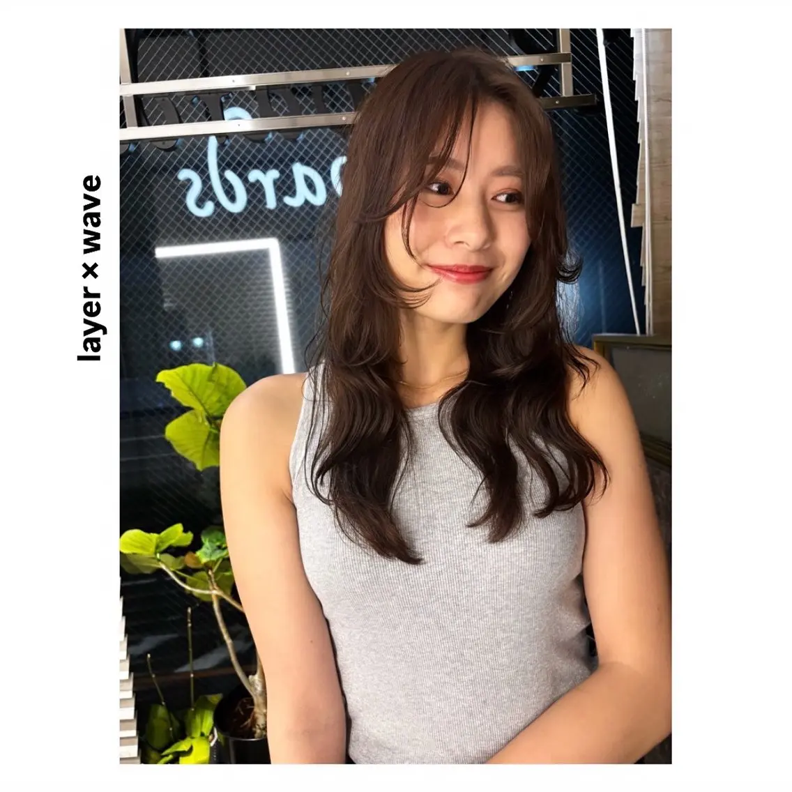 ミディアム カラー レイヤーカット カット ヘアカラー トリートメント hiro【沿線で叶う 似合わせhair】のヘアスタイル