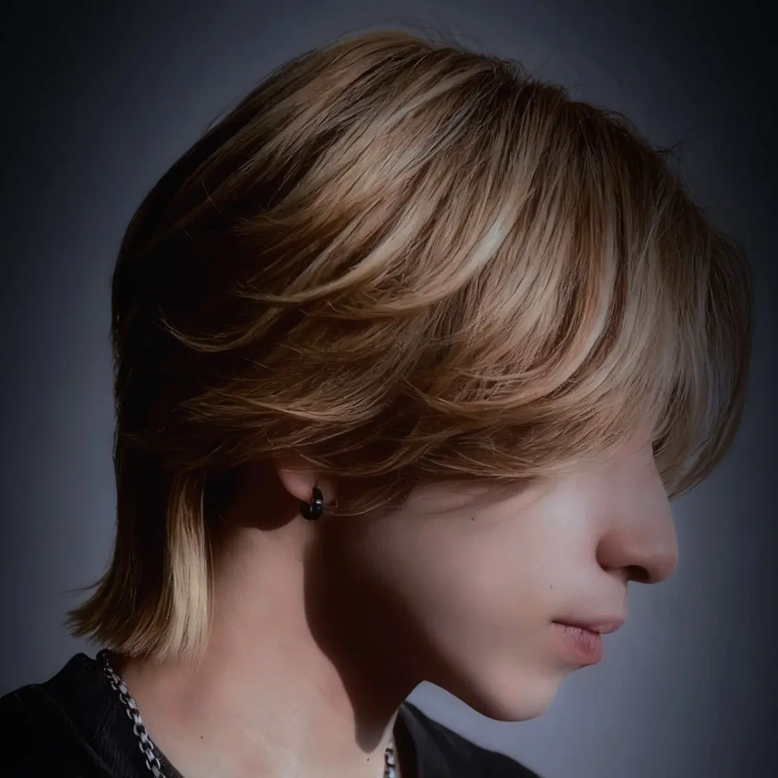 ミディアム カット ヘアカラー ウルフカット🐺 /筒井謙登のヘアスタイル