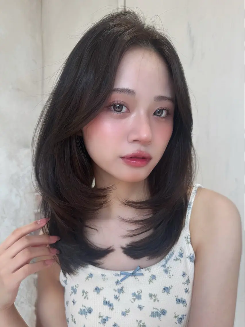 - ̗̀ ご新規  ̖́- 🩵ケアカラー+炭酸シャンプー+ 3stepトリートメント🩵7200の写真