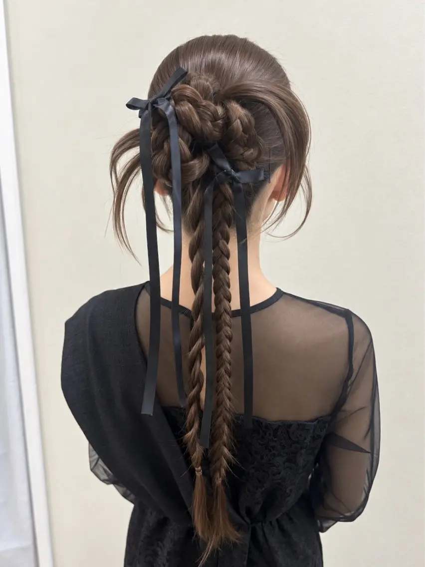 ヘアセットの写真