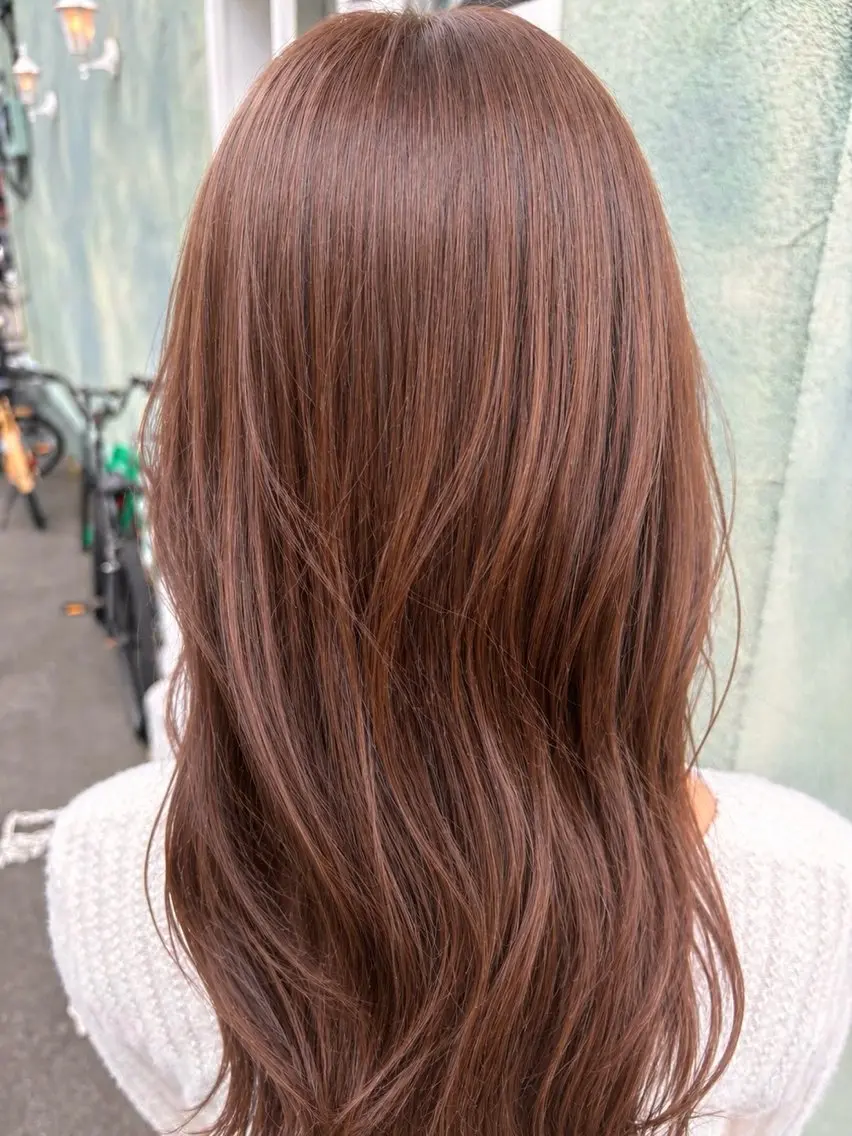 ロング ヘアカラー 艶・透明感カラー🦖 彩羽🫧🪽のヘアスタイル