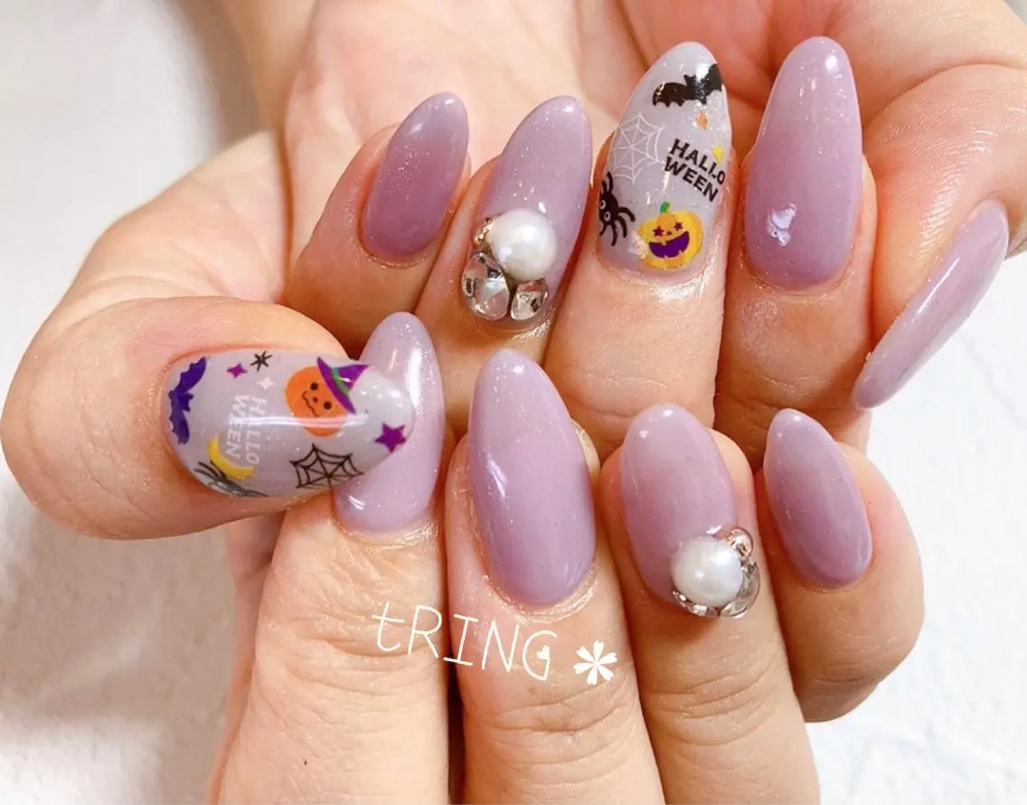 ネイル ハンドネイル tRING* しいの木台のネイルデザイン