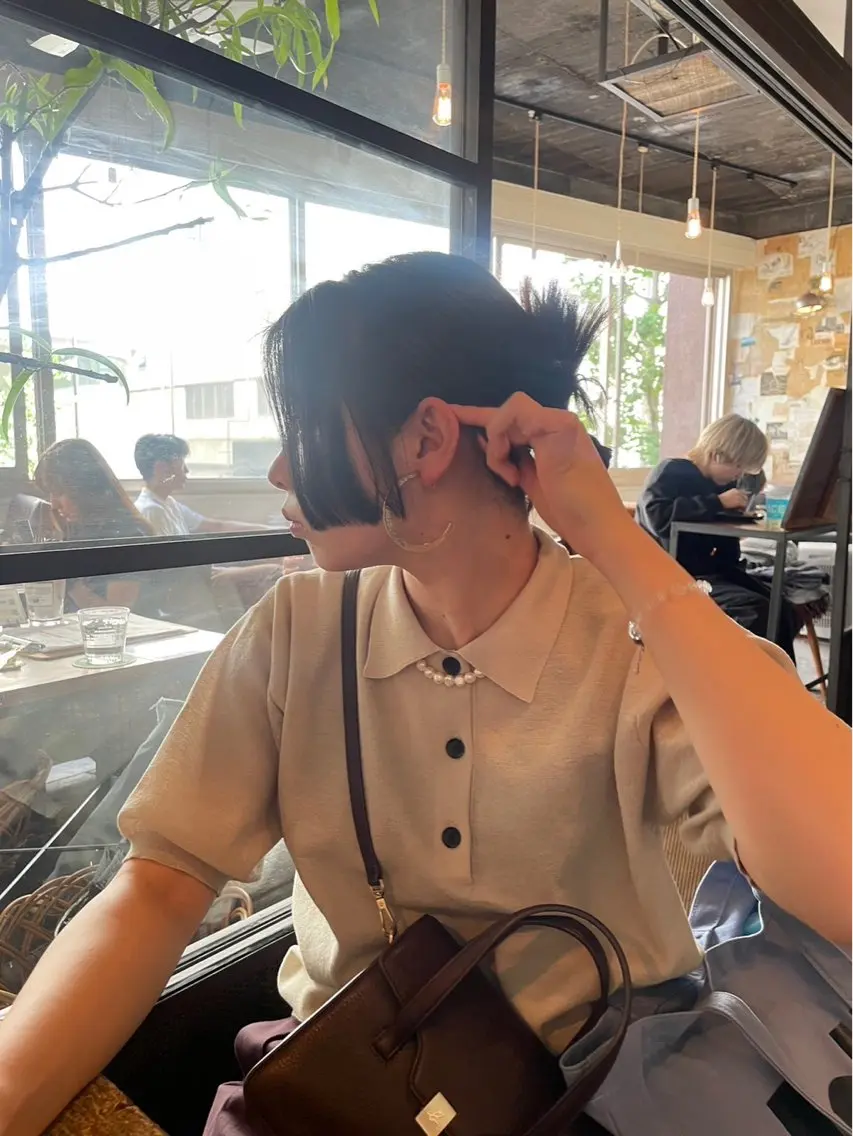ミディアム 前川 瑞希のヘアスタイル