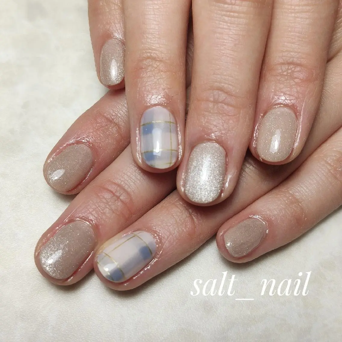 ネイル マグネットネイル ハンドネイル 個人サロン saltnailのネイルデザイン