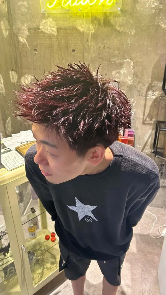 メンズ 個性派ネイル シノのネイルデザイン