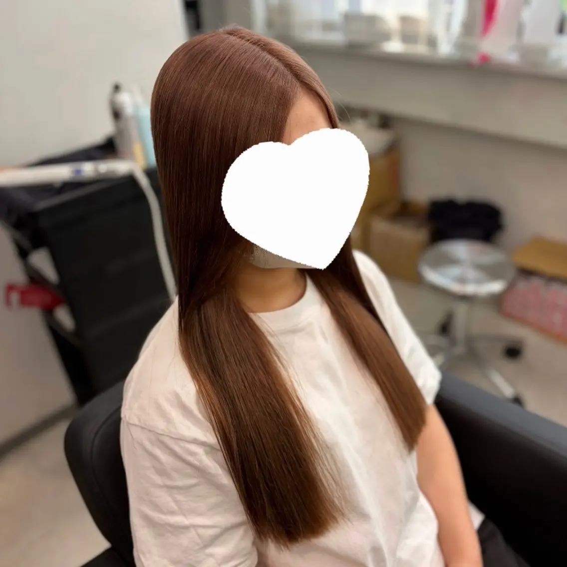 カラー ブリーチ ブラウンカラー 透明感カラー ココアブラウン モカブラウン ヘアカラー MOMOKA /　Lapis今泉店のヘアスタイル