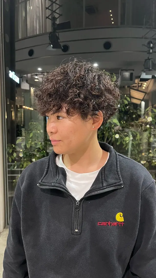 パーマ メンズ 今井 陽南子のヘアスタイル