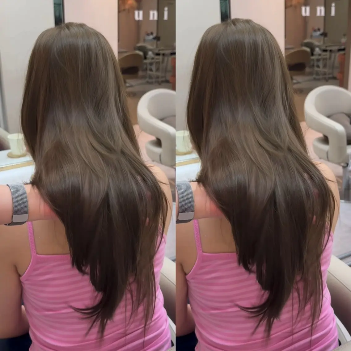 ロング カラー ヘアカラー 韓国ヘア 🇰🇷 natsukiのヘアスタイル