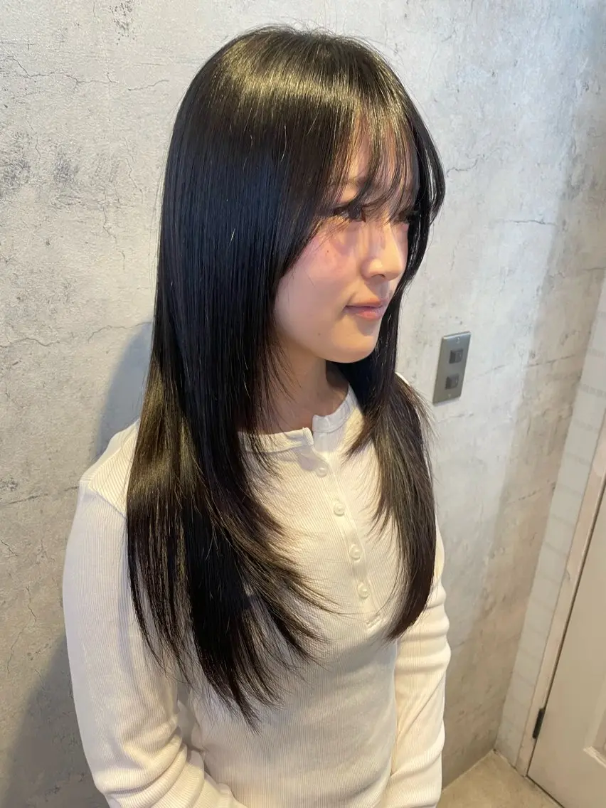ロング ロングレイヤー レイヤーカット ロング カット 山本(末田) 崇子のヘアスタイル