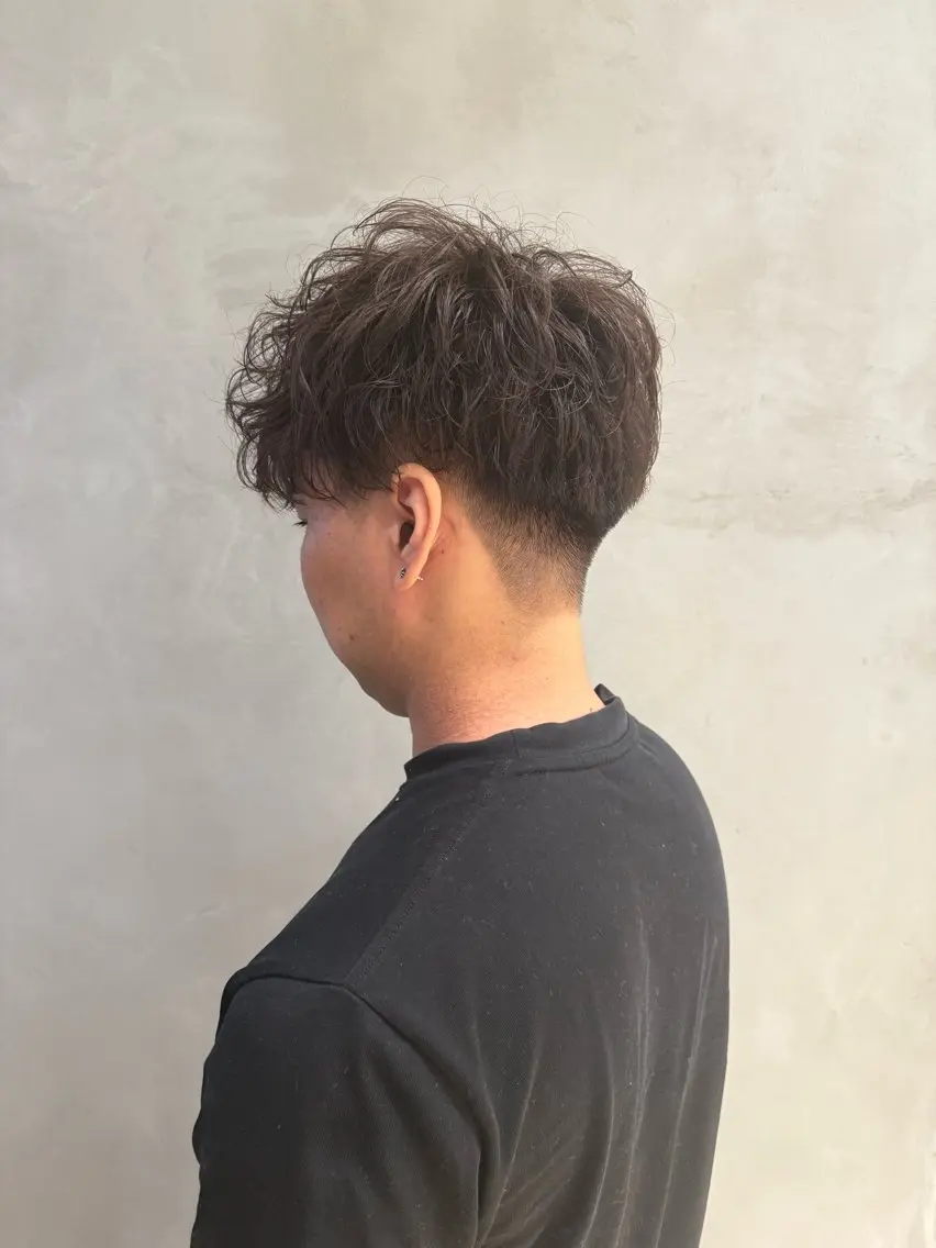 カラー パーマ メンズ 國井 誠/メンズカットのヘアスタイル
