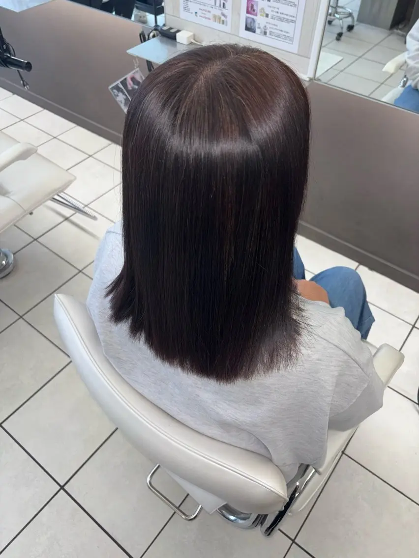 カラー ヘアカラー 🌟美髪縮毛矯正🌟 吉田早弥のヘアスタイル