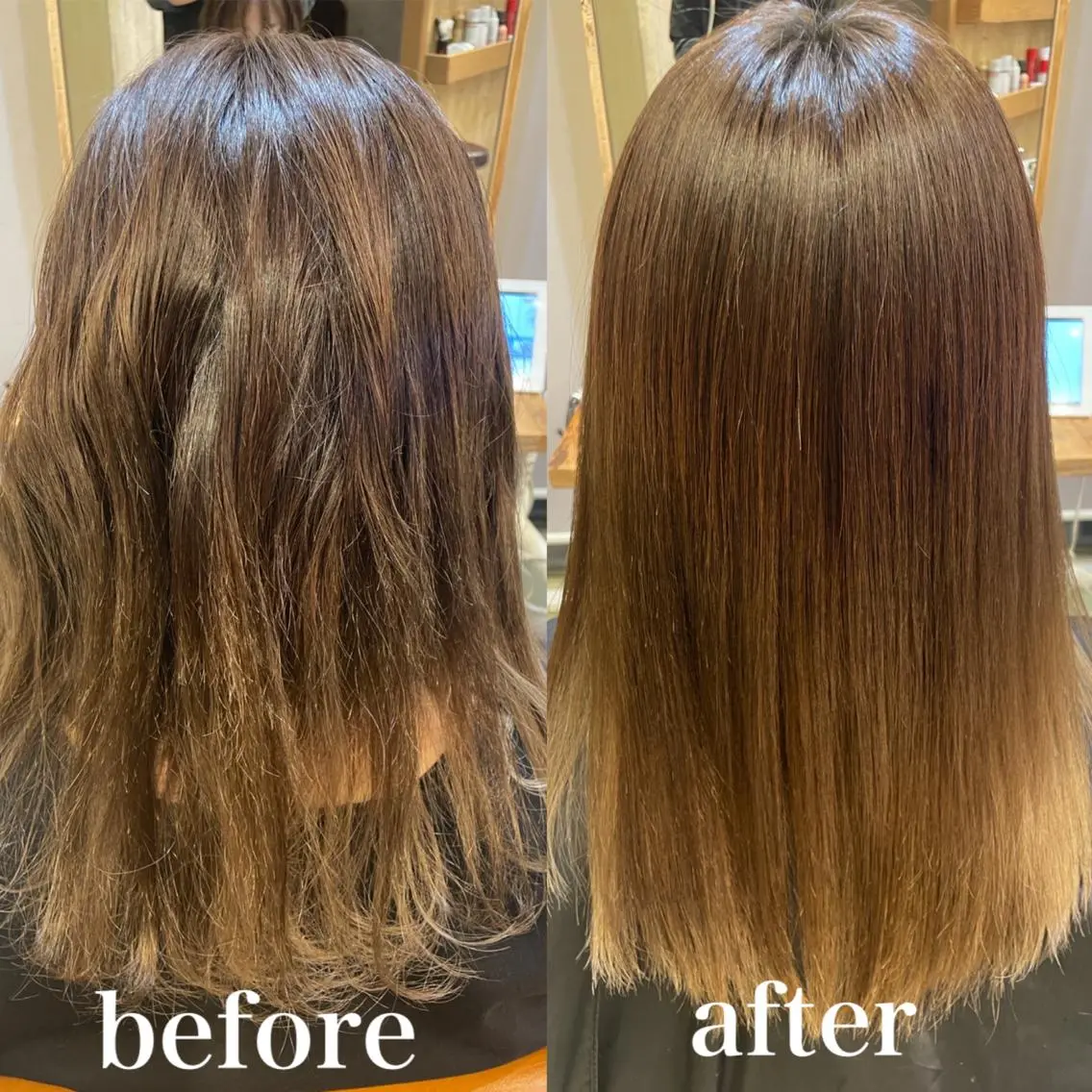ロング 縮毛矯正/髪質改善 主税巧一のヘアスタイル
