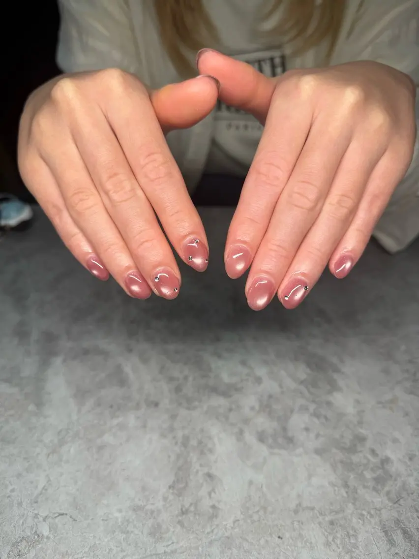 ネイル ビー玉ネイル IROHA NAIL 美優のネイルデザイン