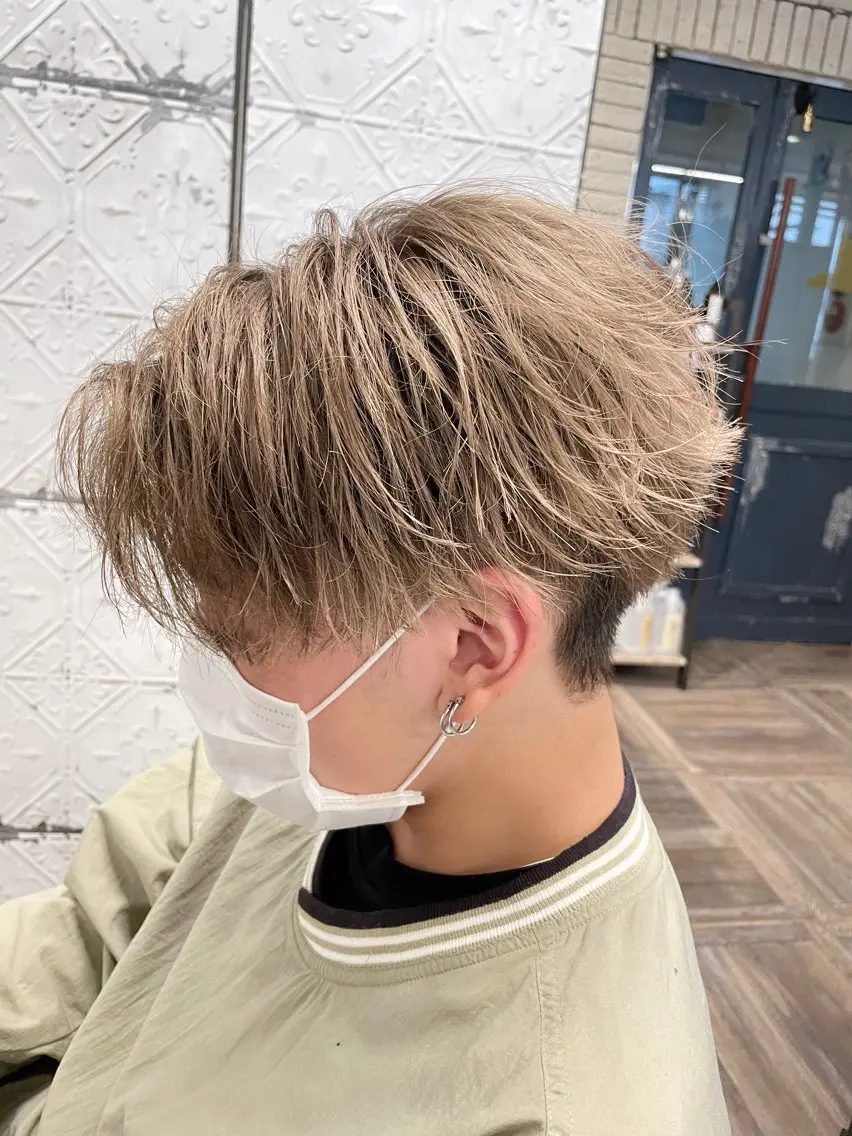 【メンズ限定】カット＋1ブリーチ＋オンカラー🌈の写真