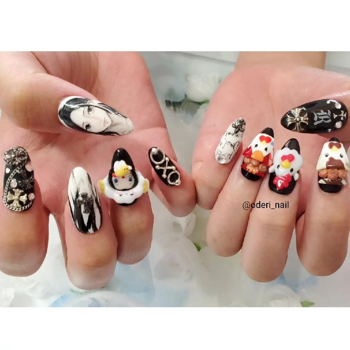 ネイル アートネイル ジェルネイル おで@ oderi_nailのネイルデザイン