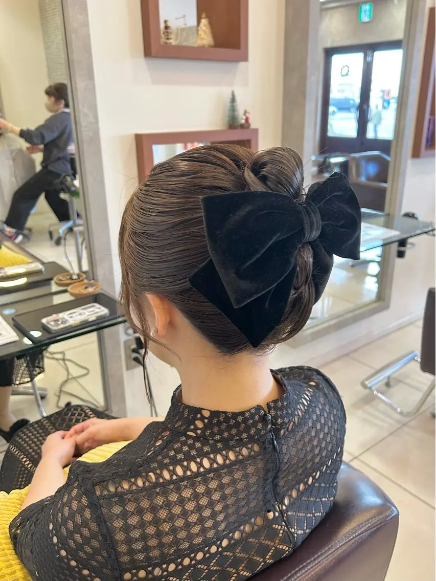 ヘアアレンジ 結婚式・ブライダル ヘアセット トップスタイリスト 林すずかのヘアスタイル