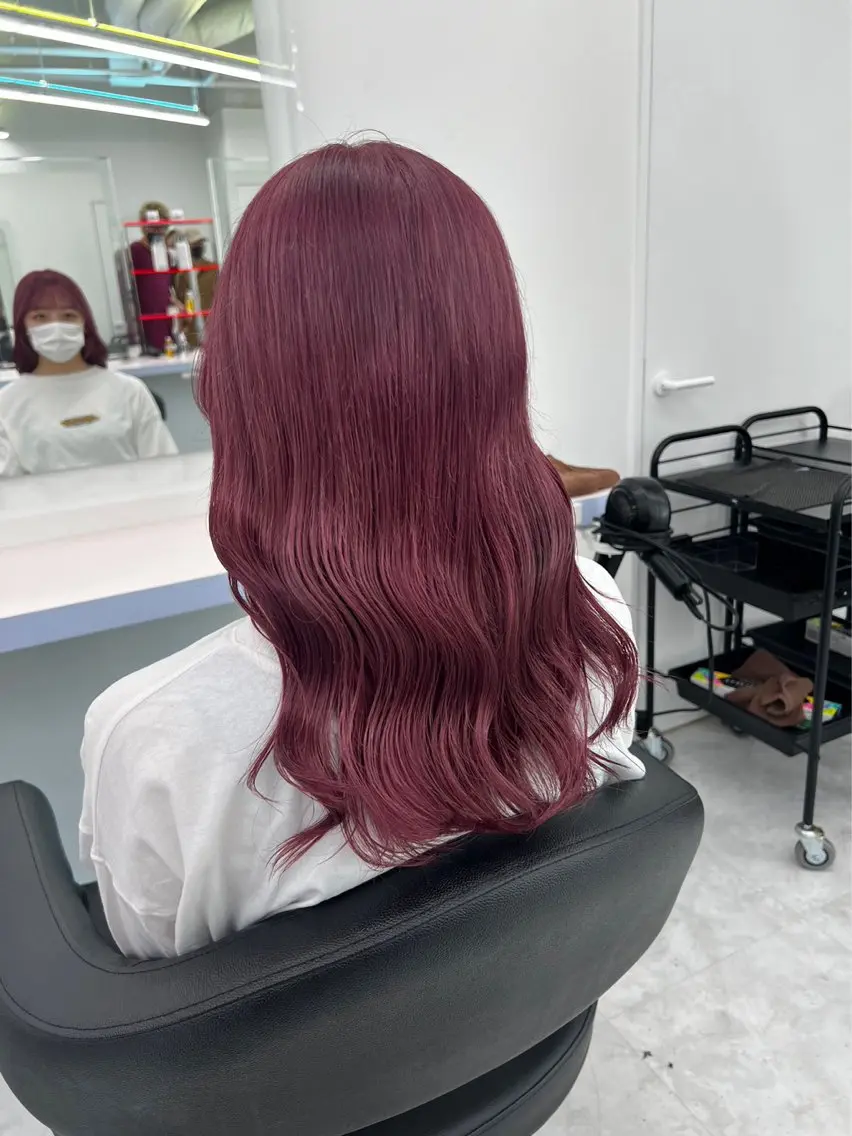 セミロング カラー パーマ ヘアアレンジ メンズ 🤍透明感カラー🤍 似合わせ🤍AINEのヘアスタイル