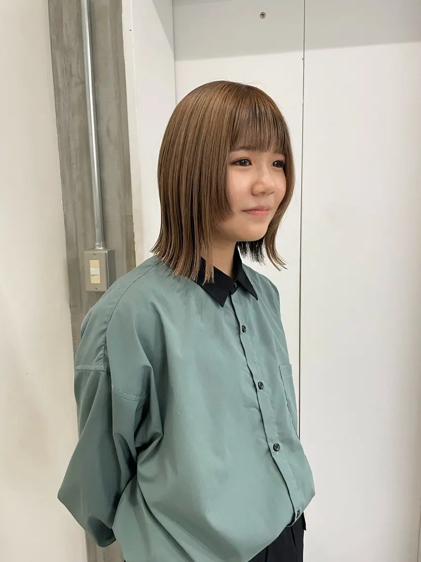 カラー バレイヤージュ ブリーチ ケアブリーチ デザインカラー ダブルカラー ヘアカラー トリートメント ハイトーン/レイヤー 🌸さくらのヘアスタイル
