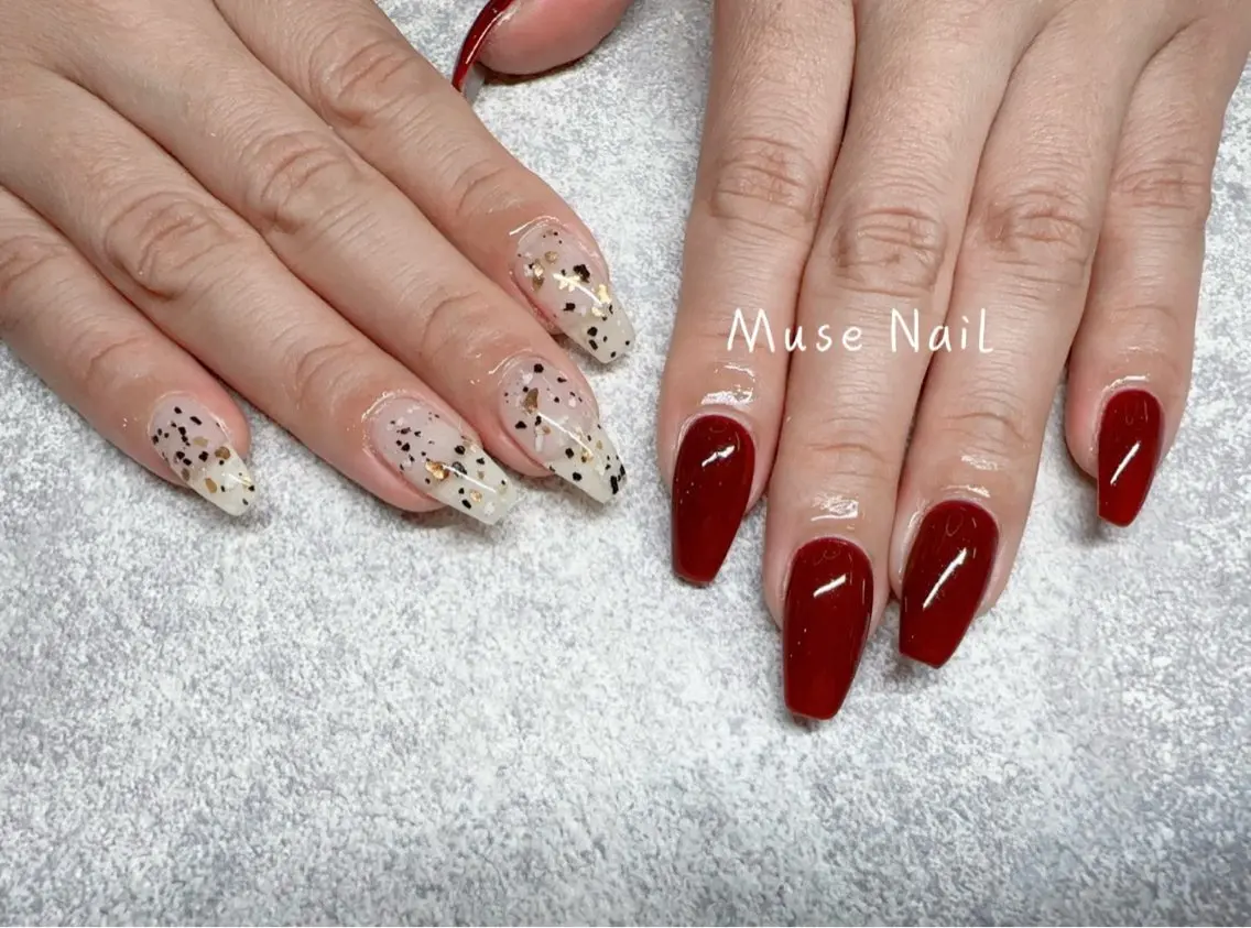 ネイル ワンカラーネイル ハンドネイル muse nailのネイルデザイン
