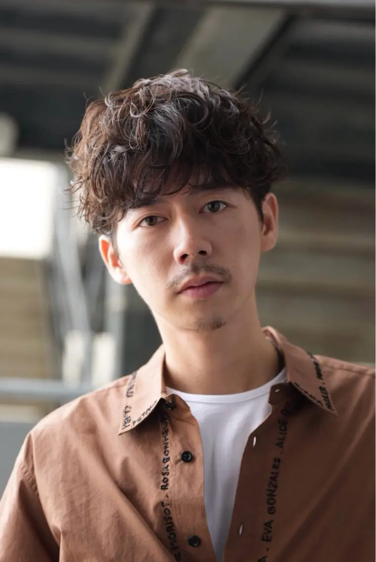 パーマ メンズ カット パーマ 安藤幹人 メンズパーマのヘアスタイル