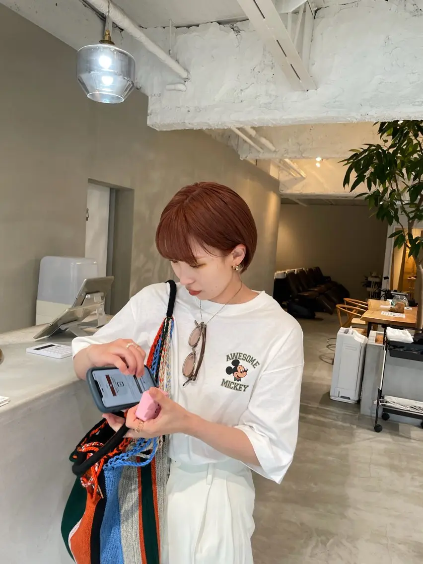 ショート 中村 玲音のヘアスタイル
