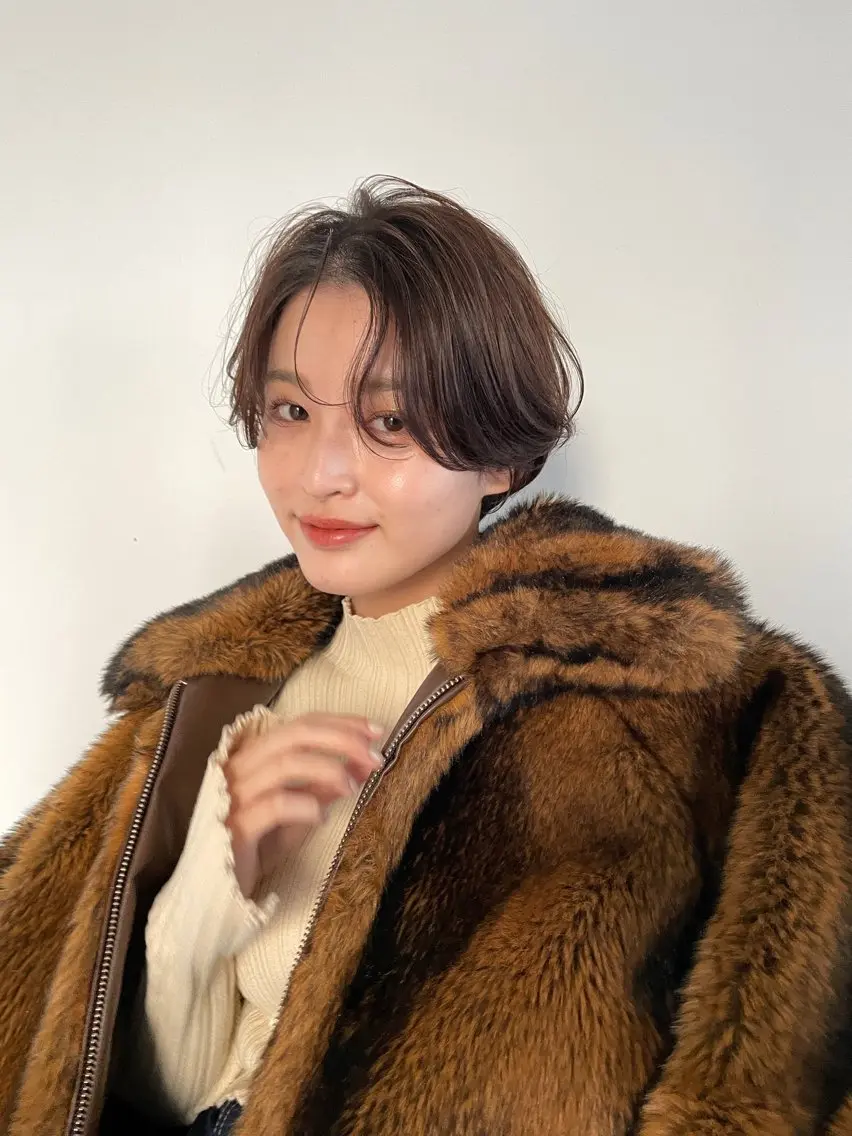 ショート カラー ヘアアレンジ ショートボブ ボブ ショートヘア カット トリートメント ヘッドスパ ヘアセット 一箭 恵梧/ロングヘアのヘアスタイル