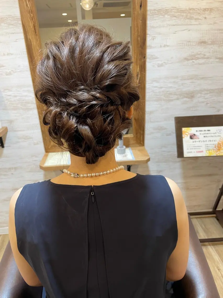 ヘアアレンジ 塩尻 ヘアセットのヘアスタイル