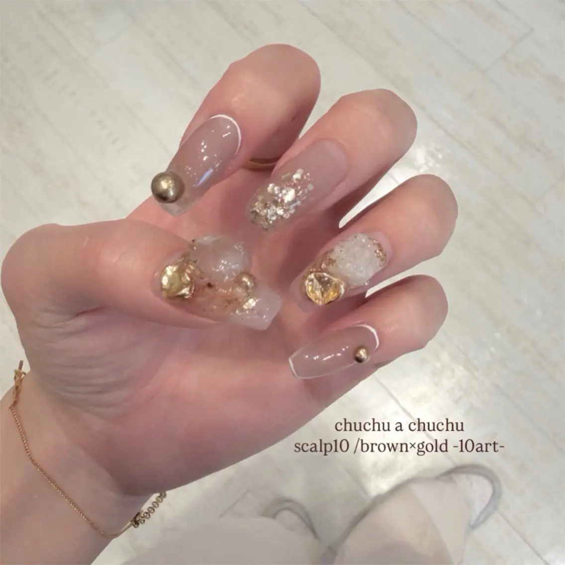 ネイル アートネイル スカルプネイル ハンドネイル chuchuネイル 💠mareのネイルデザイン