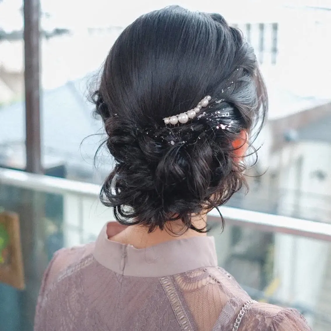 ヘアアレンジ 結婚式・ブライダル ツイスパ/波巻き対応 メンズ特化　石川愛理のヘアスタイル