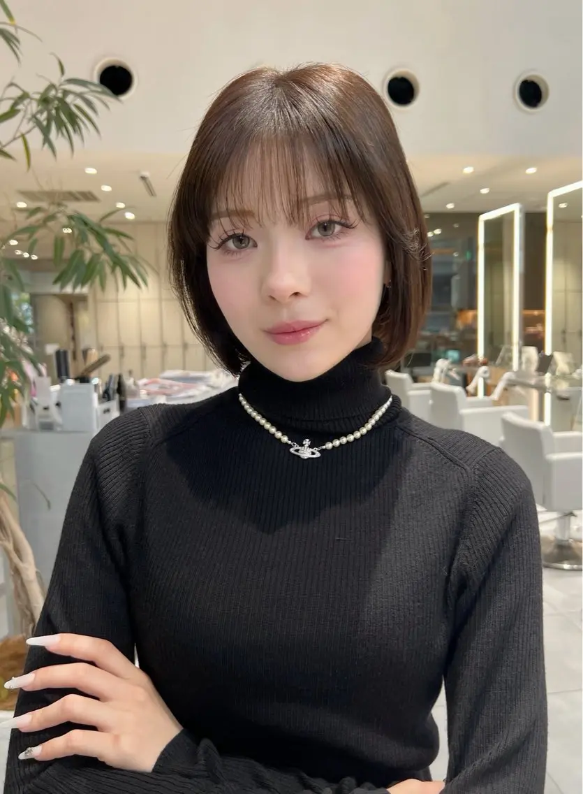 ショート ボブ 似合わせカット 清水 翔太のヘアスタイル