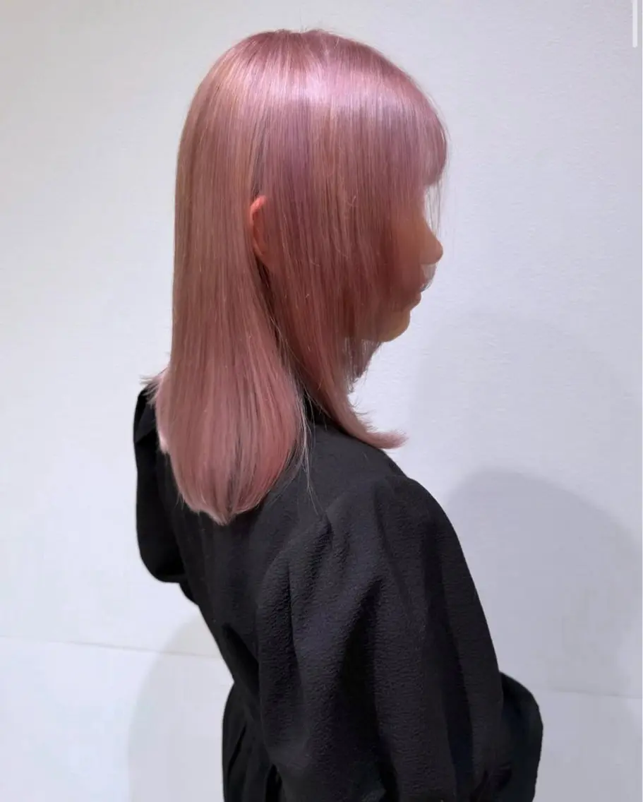 セミロング カラー ヘアカラー 長田 有加のヘアスタイル