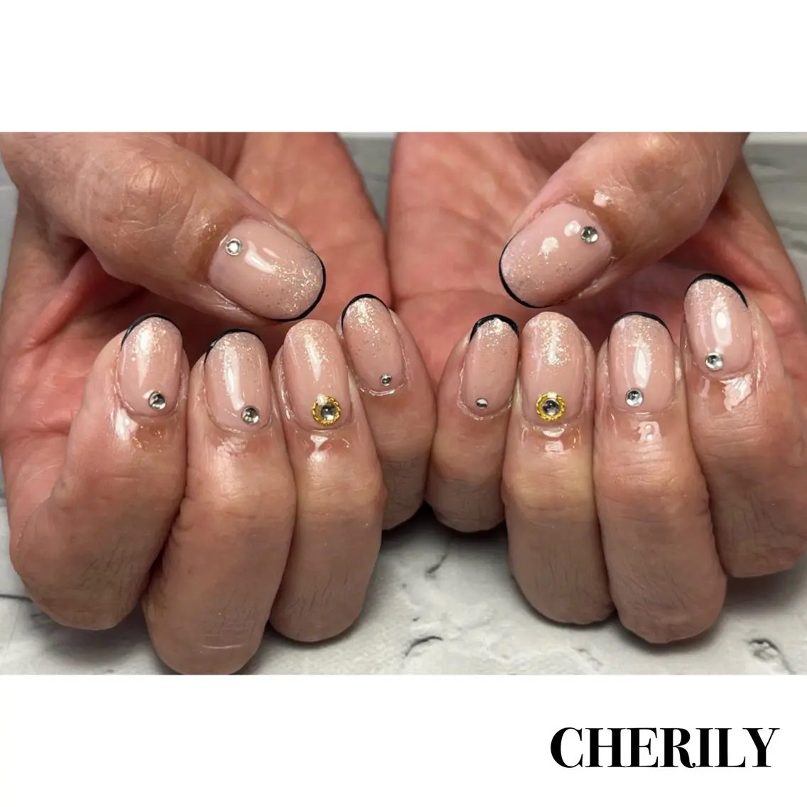ネイル ワンホンネイル ハンドネイル CHERILY SAKURAのネイルデザイン