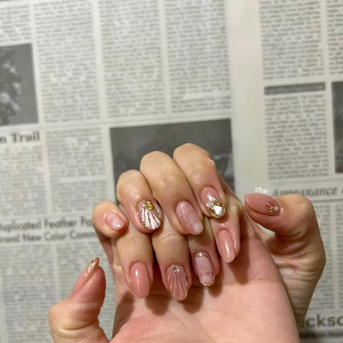 ネイル ハンドネイル chai nail _ai📍鶴橋のマツエク・マツパデザイン