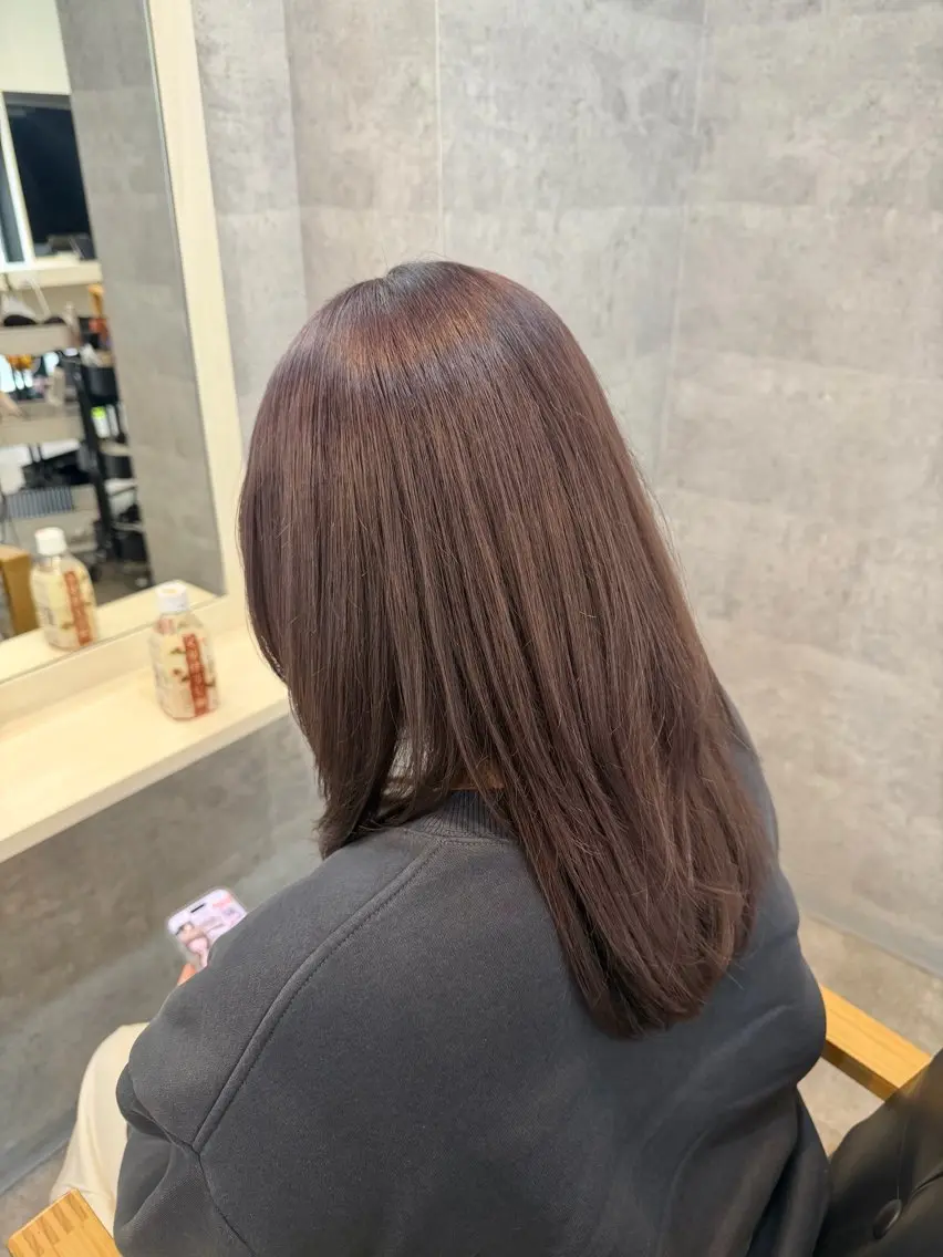 カラー 内藤 暖 La luna大宮のヘアスタイル