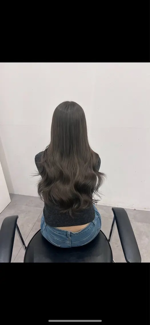 ロング カット ヘアカラー トリートメント しゅういち/赤み消し カラー特化のヘアスタイル
