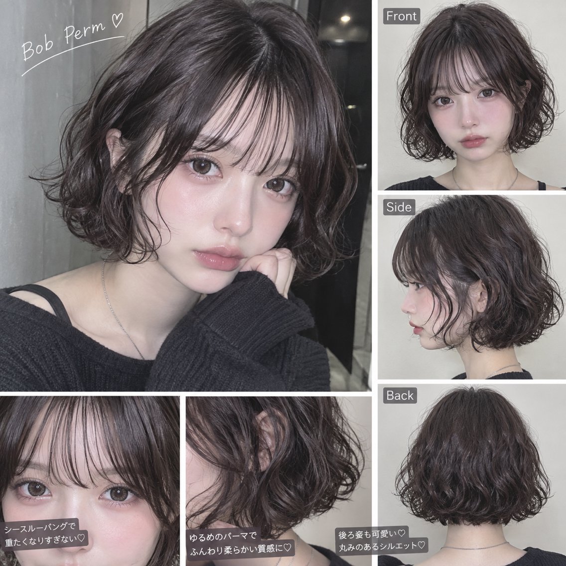 パーマ カット パーマ 🩵Lutia新宿 ヒイラギ🩵のヘアスタイル