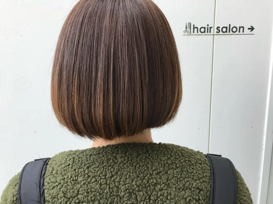 カラー+髪質改善トリートメントの写真