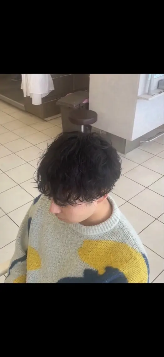 パーマ メンズカット＆ 艶カラー/有馬のヘアスタイル