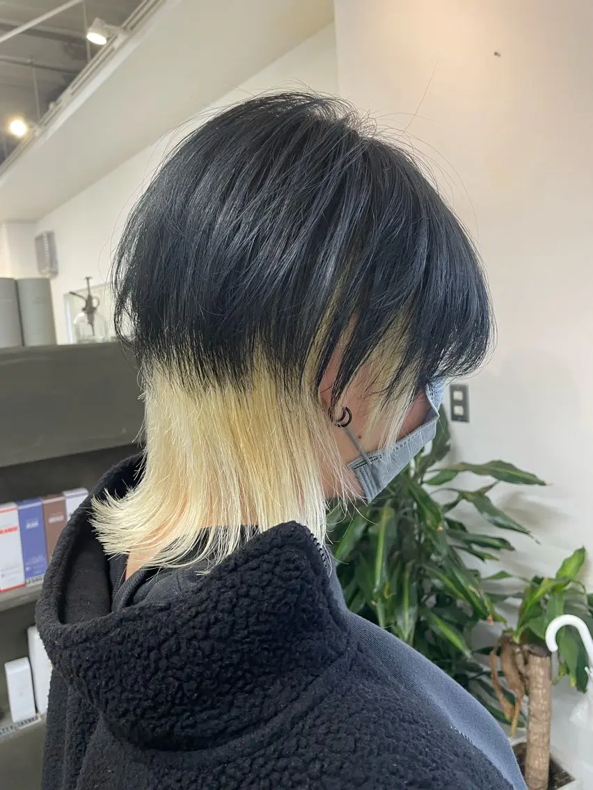 ショート ウルフカット カット 宮本 祥生のヘアスタイル