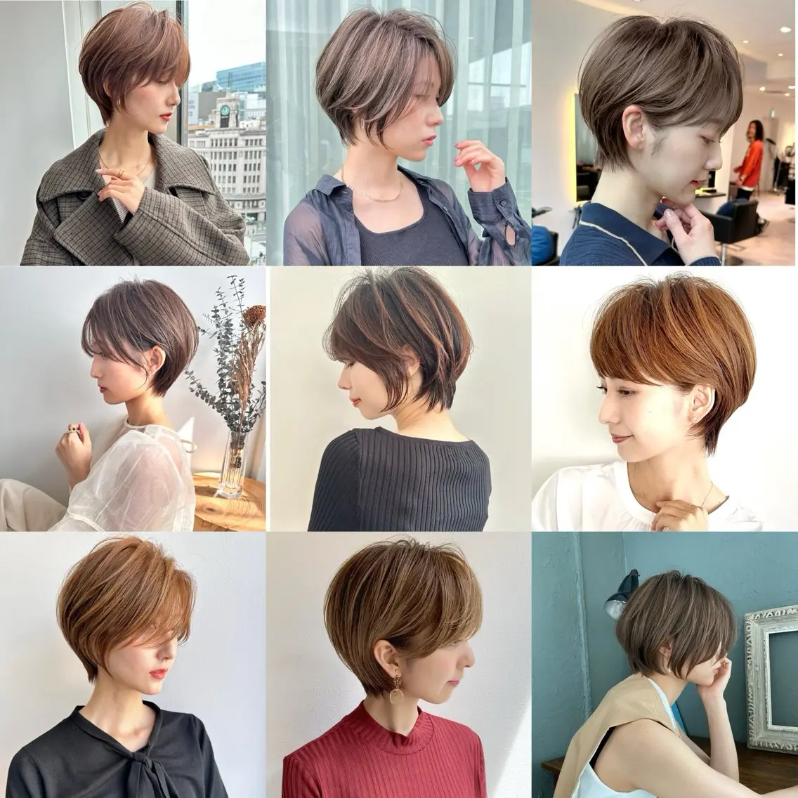 ショート ショートボブ ボブ ショートヘア 透明感カラー🌿‬ 似合わせ特化/‬荒砂のヘアスタイル