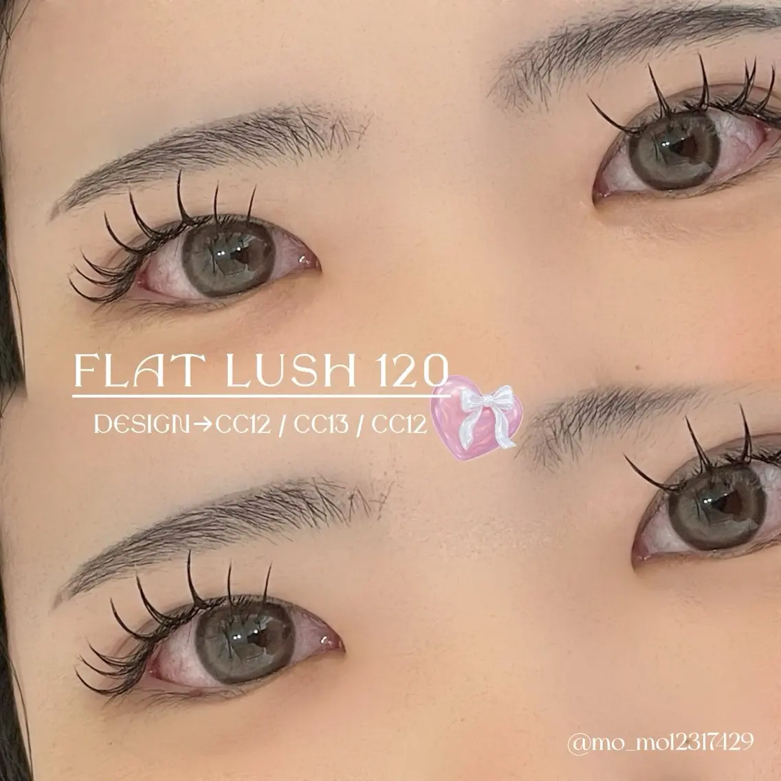 マツエク・マツパ マツエク luosiluqe Naha Momoのマツエク・マツパデザイン