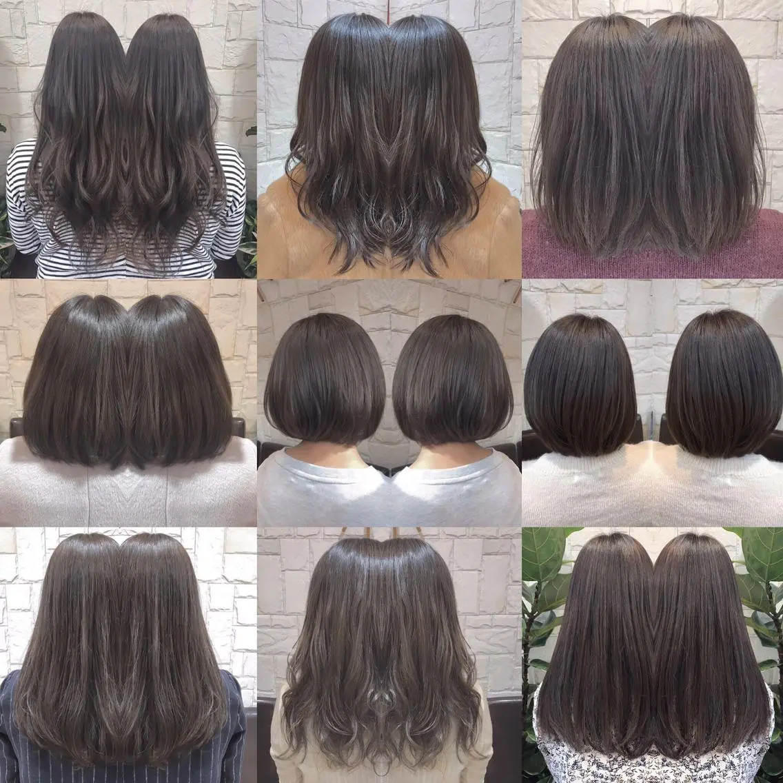 セミロング カラー 髪質改善 艶髪🔵フセナオヤのヘアスタイル
