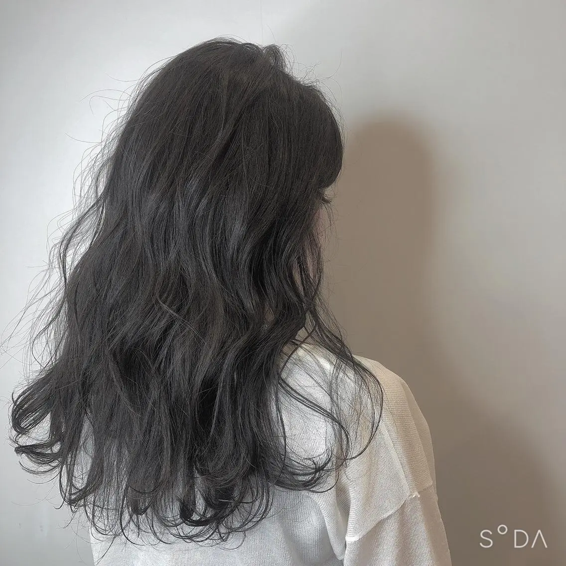ロング カラー ダークグレー ダークグレージュ グレージュ 艶髪/シールエクステ 🌻ノゾミ🌻のヘアスタイル